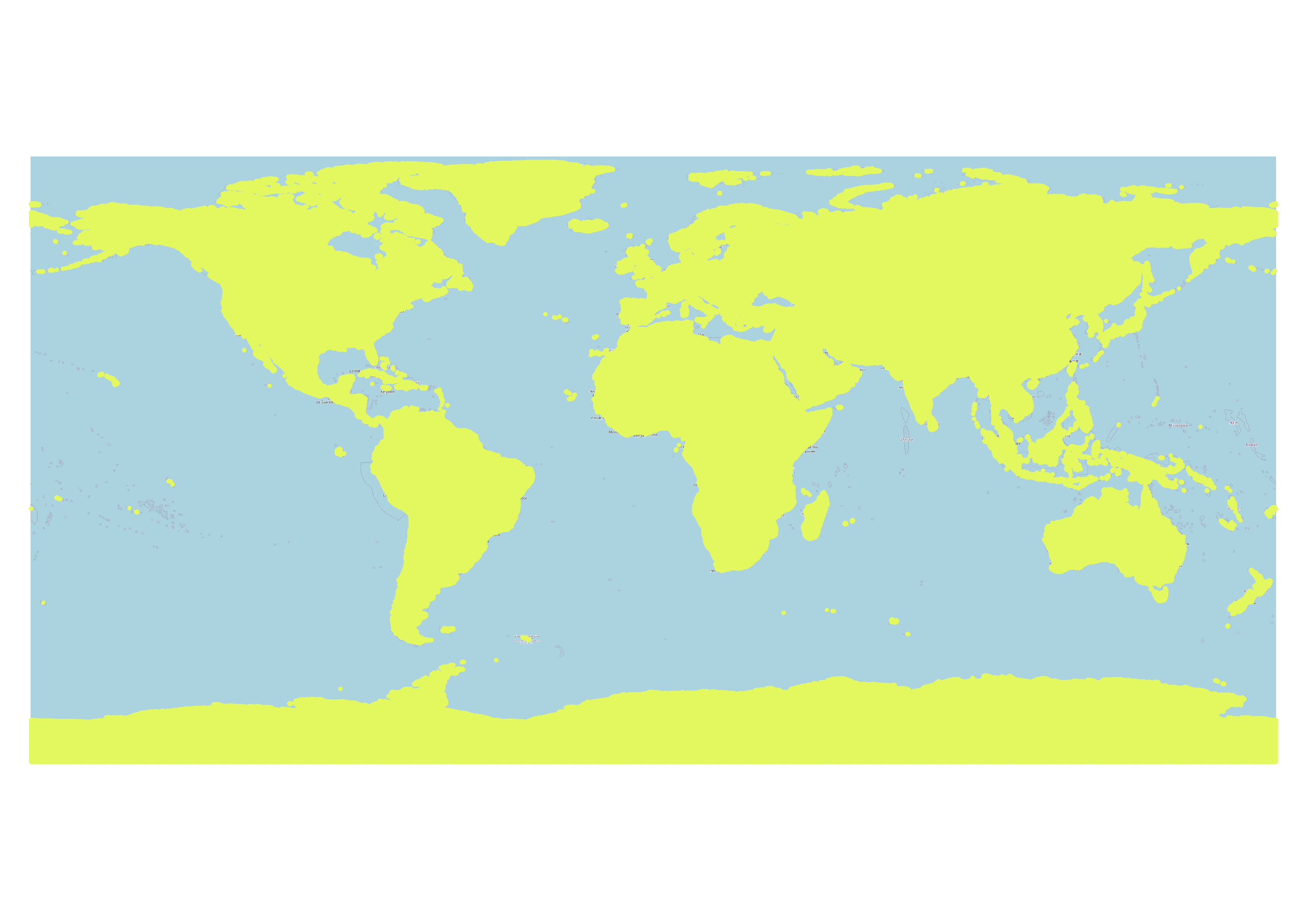 Global Temperature Coverage Map